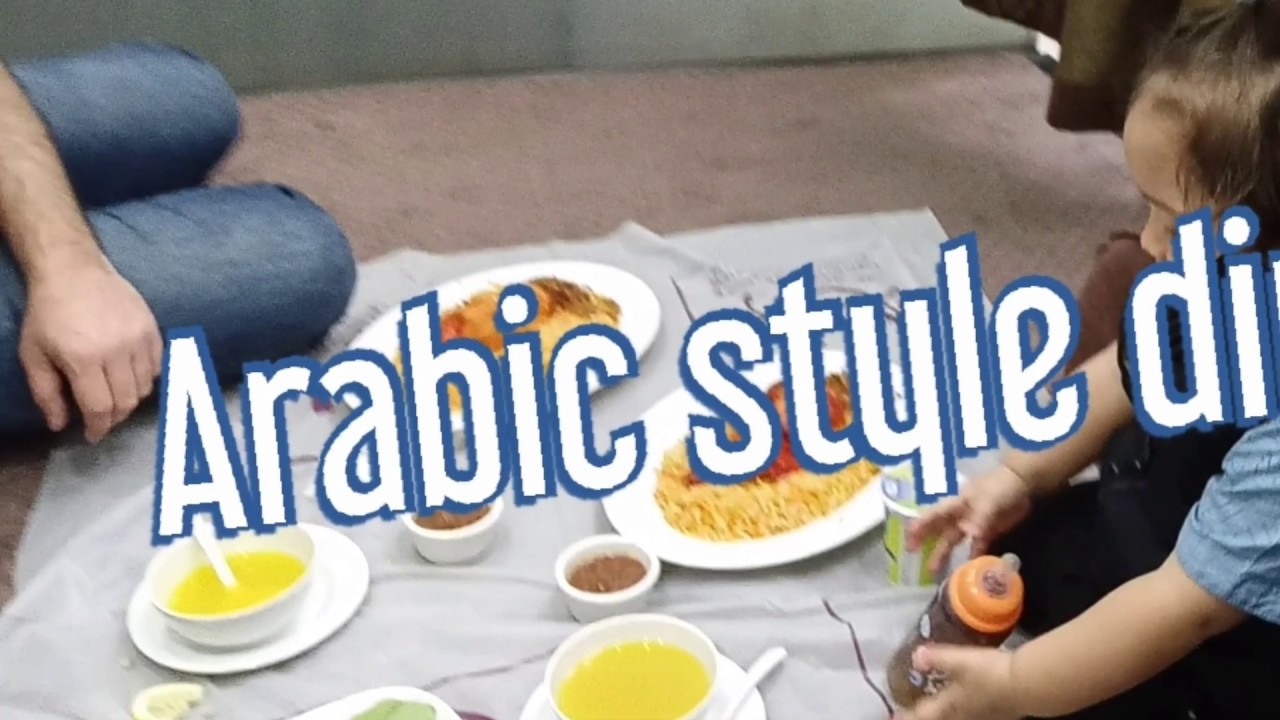 Filipina|Syrian couple| Arabic style dinner
