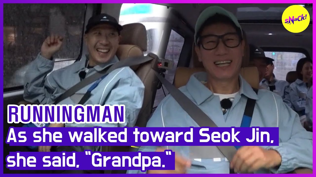 [HOT CLIPS][RUNNINGMAN]As she walked toward Seok Jin, she said