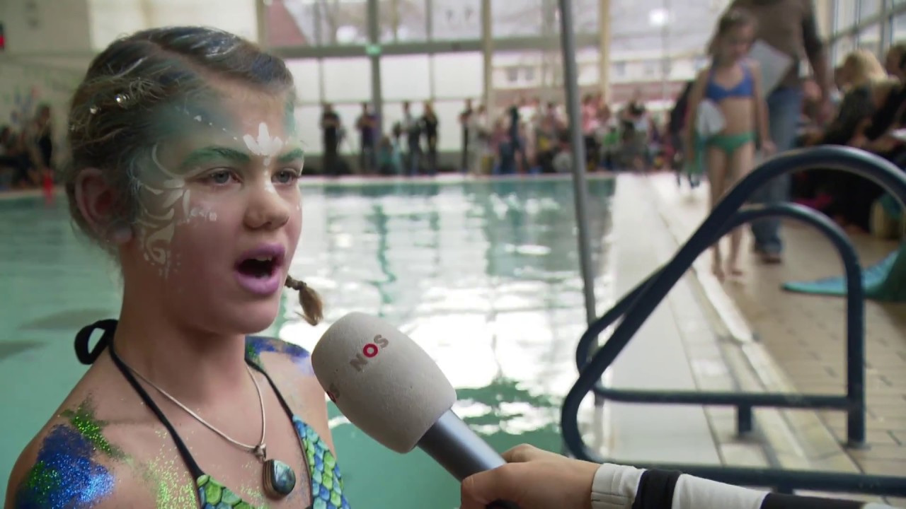 Eerste Nederlands kampioenschap voor zeemeerminnen