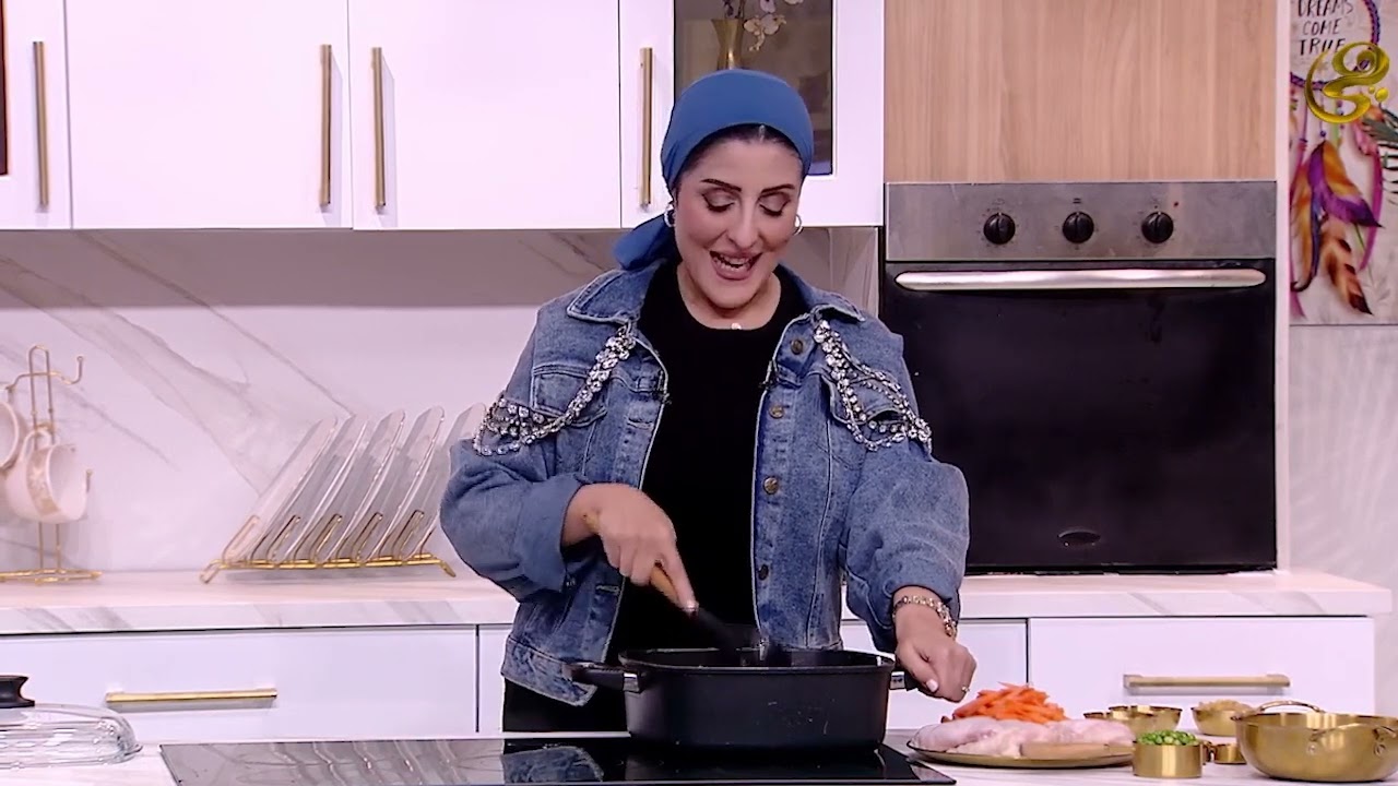 من ورا الخيال - اعملي مع الشيف غادة نوارة أحلى طريقة للأرز البخاري بالفراخ هتاكلي صوابعك وراها😋