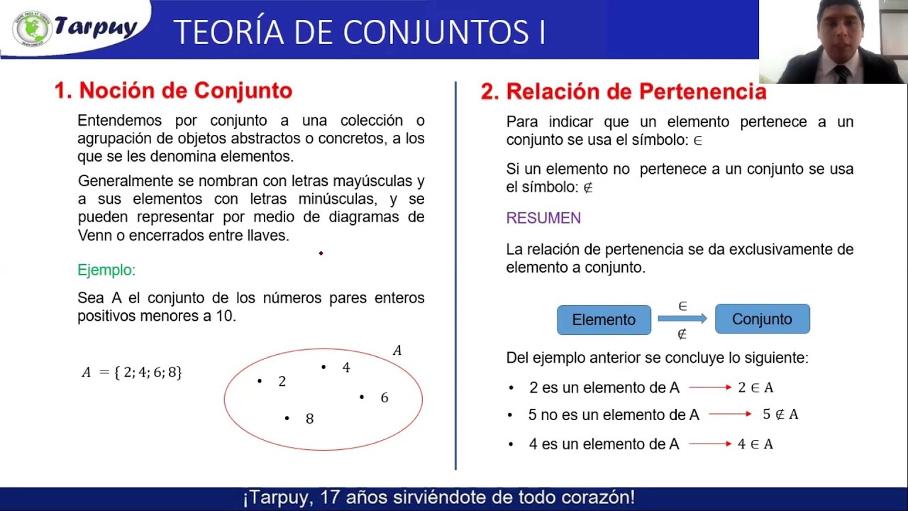 TEORÍA DE CONJUNTOS I UNMSM