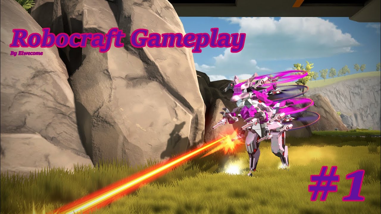 Two robocrafting schools in one battle / Robocraft Gameplay 1