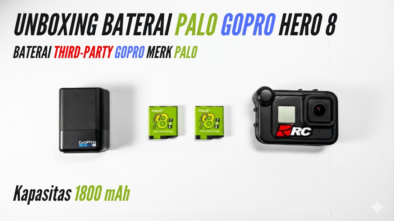 Unboxing Baterai Third-Party PALO untuk GoPro Hero 8! Alternatif Murah Berkualitas?
