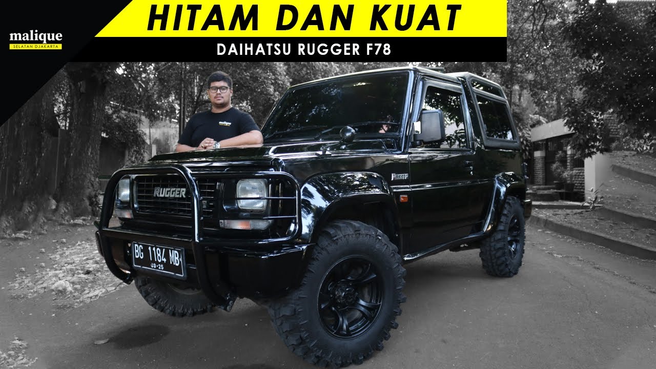 HITAM DAN KUAT DAIHATSU RUGGER F78 REVIEW INDONESIA