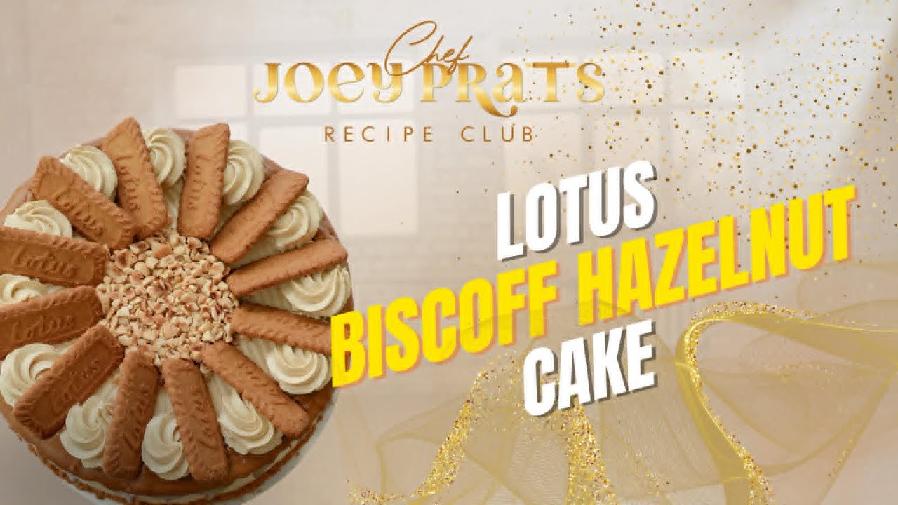 Пошаговый рецепт - Торт с фундуком и печеньем Lotus Biscoff
