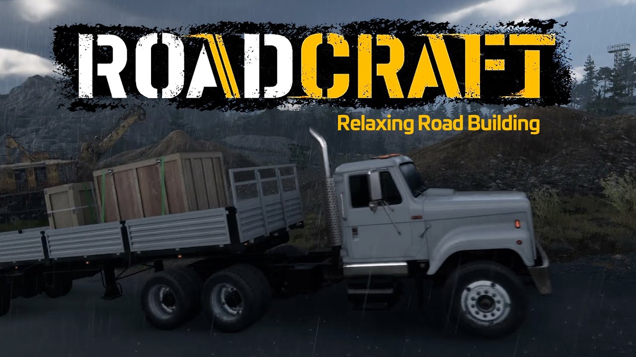 Relaxing Road Building: Unfinished Passage to Port | RoadCraft (No Commentary)