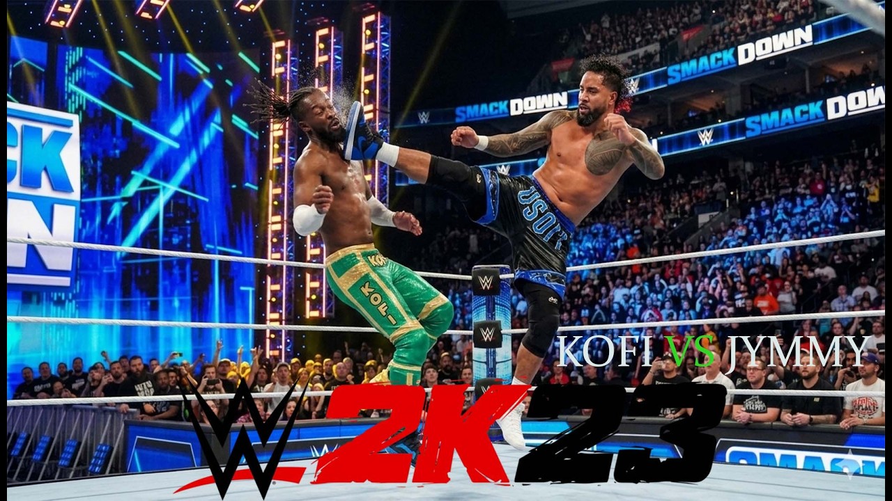 🔴COFI VS JYMMY කරට කර තරගය ... WWE 2K23 [1 VS 1] #gaming #wwe2023 #live