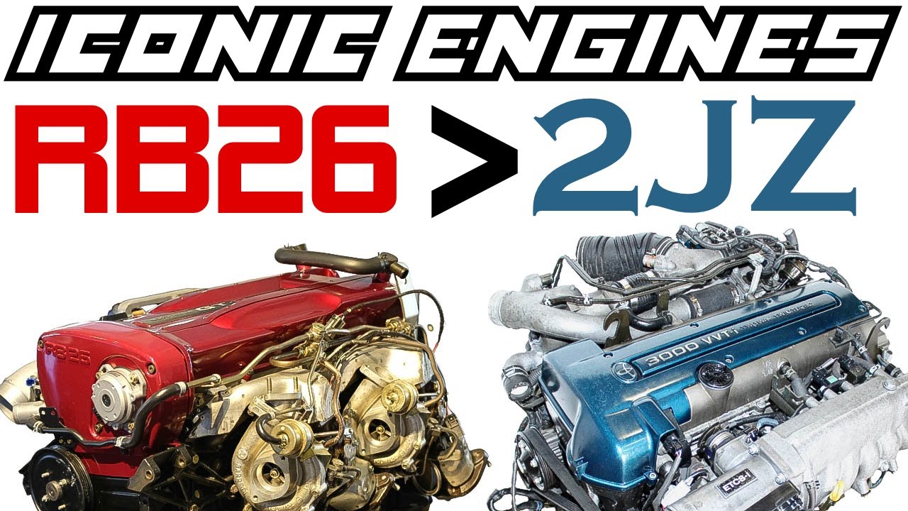 RB26 против 2JZ | и почему RB26 более культовый — ICONIC ENGINES #16
