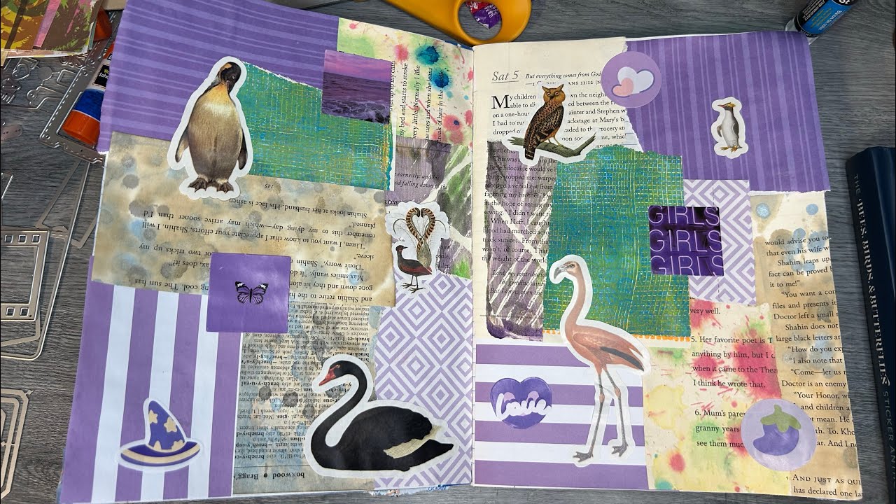 Gluebook prompt collage for #cccjlc hosted by @JodiLewisCreations 