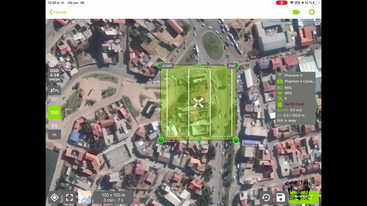 Video Tutorial DJIGO4 PIX4D UAV para Fotogrametría