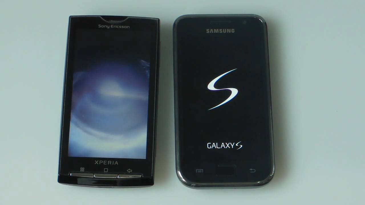 Start Up Time Xperia X10 & Galaxy S