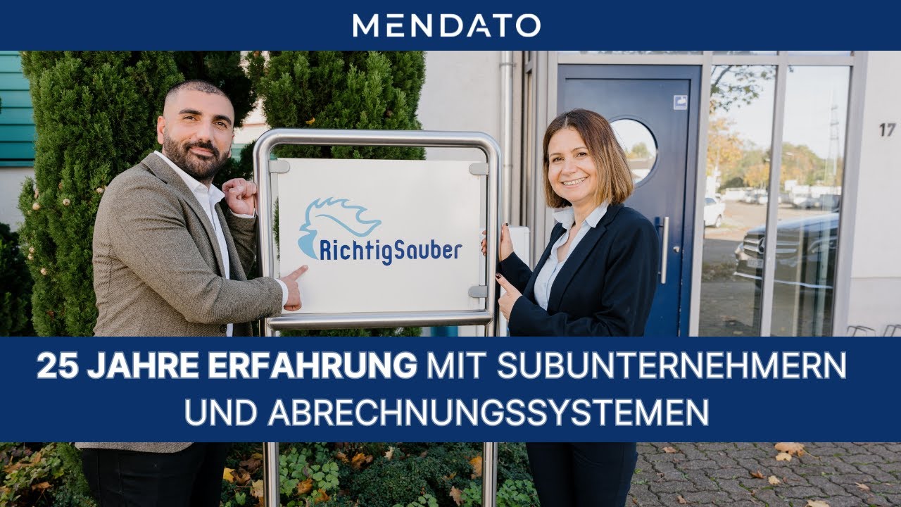 Mendato Erfahrung: Wie Richtig Sauber zum Meister der Subunternehmer-Abrechnung wurde
