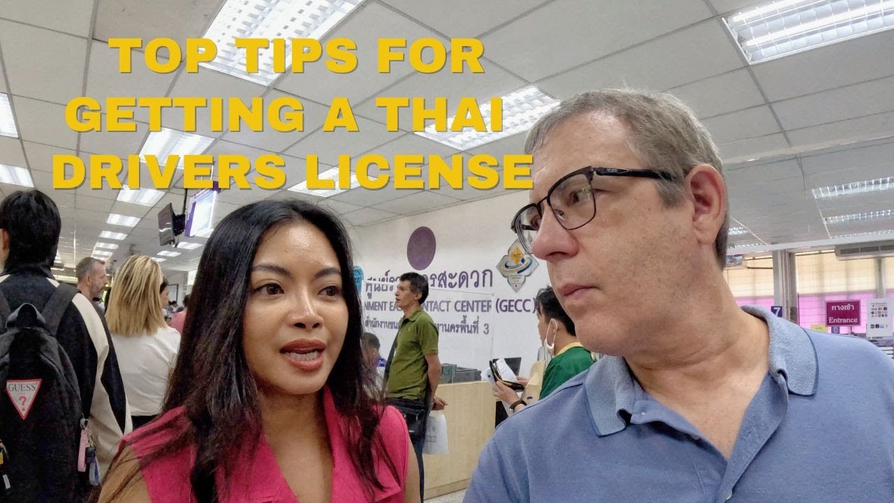 Driving in Bangkok is difficult, getting a Thai drivers license isn’t. Get 6 years not 5 Vlog 137-24