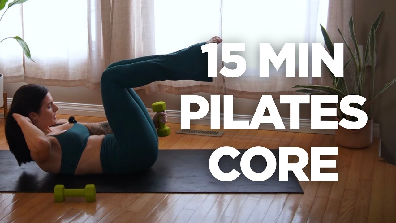 15 MIN EXPRESS CORE WORKOUT │BEGINNER│WEIGHTS│AT HOME PILATES │PILATES WITH TALESE