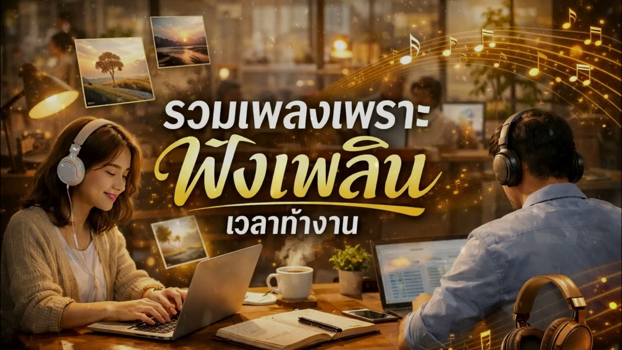 รวมเพลงเพราะ ฟังเพลิน ชิวๆ เวลาทำงาน เศร้า เหงา อกหัก ชุดที่ 2