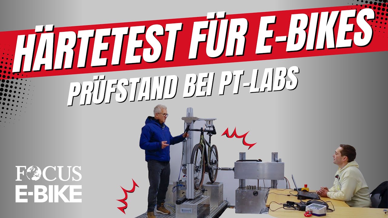 Härtetest für E-Bikes: So gnadenlos testen wir im Labor!