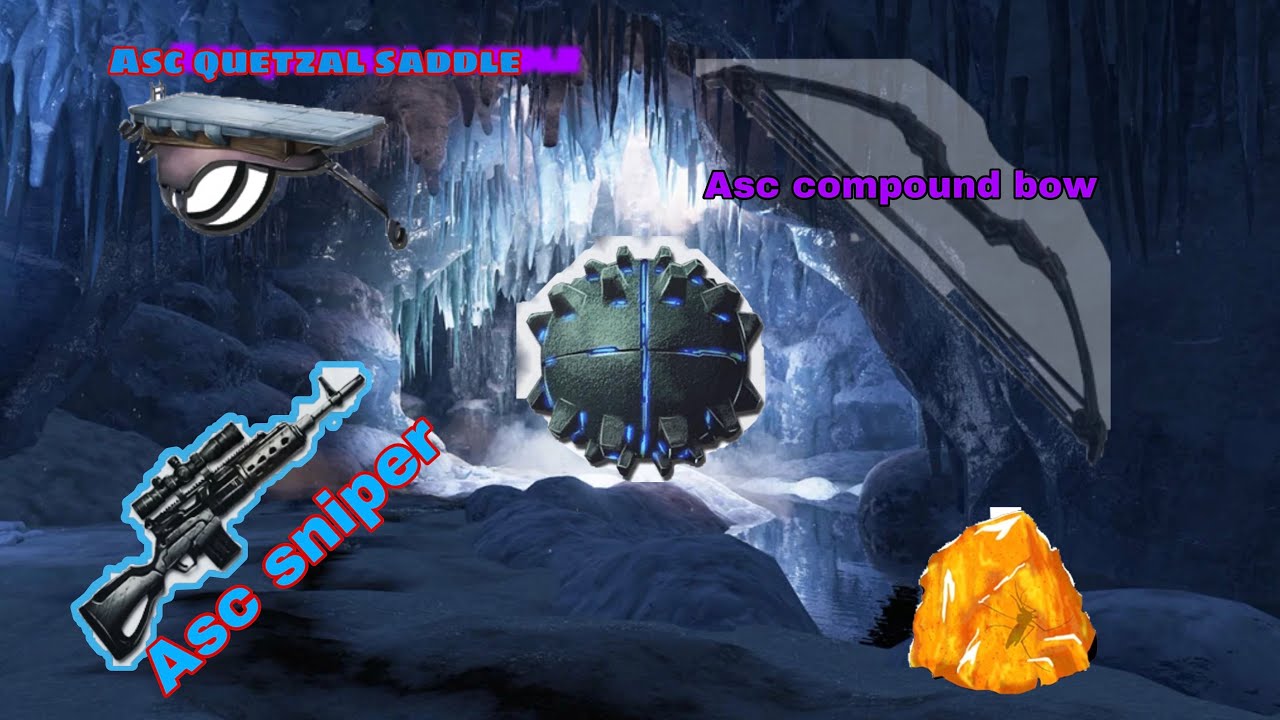 Naked yeti run and mesh (free asc sniper, asc quetz saddle ) 10+amber