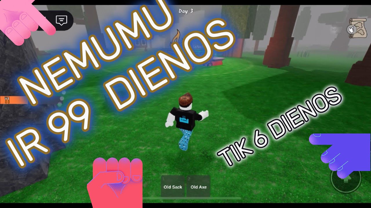 NEMUMU IR 99 DIENOS | 99 NIGHTS IN THE FOREST ROBLOX