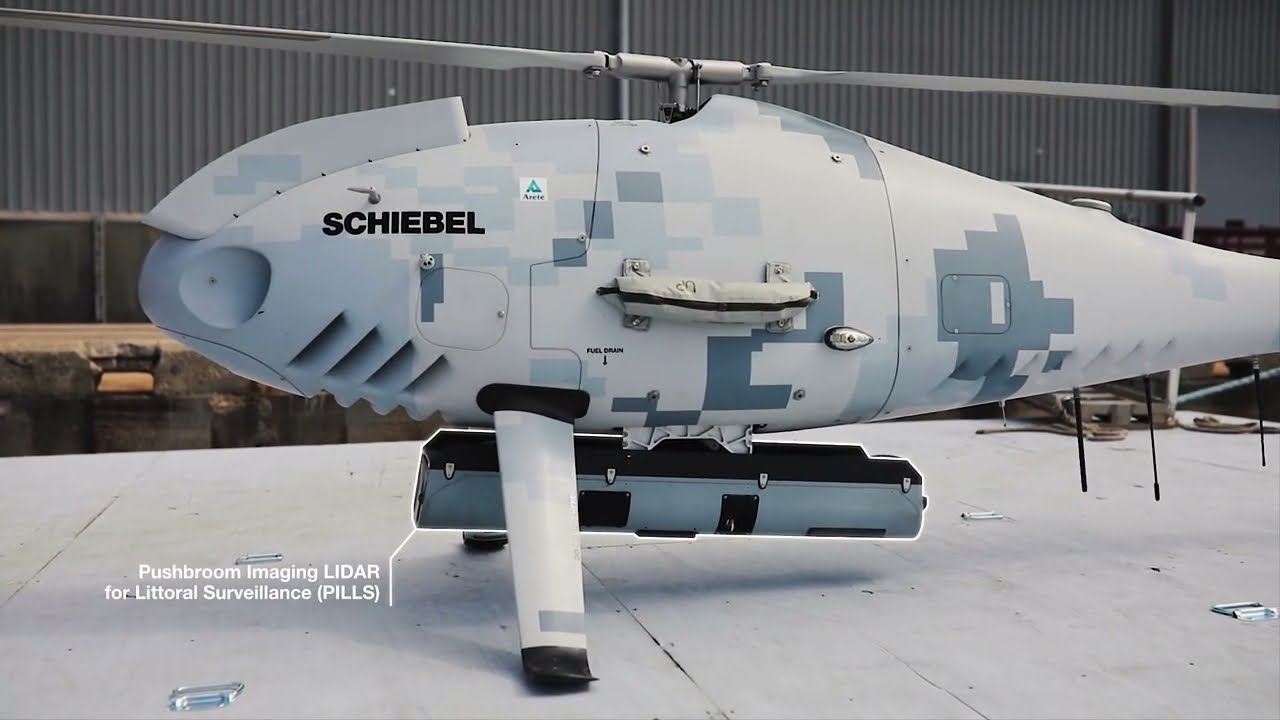 Schiebel CAMCOPTER® S-100 and Areté’s PILLS Sensor: Navy Demonstration Success