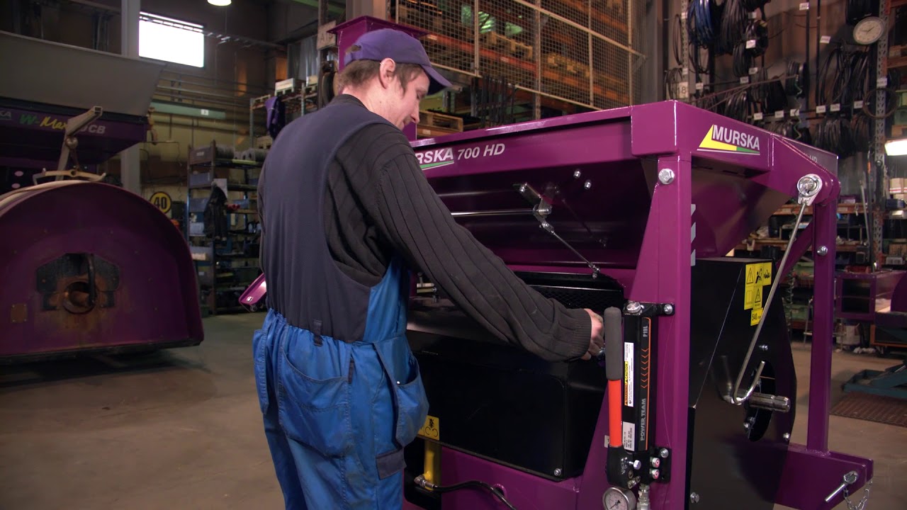 Murska roller mill 350 - 1000HD start-up and roller adjustment