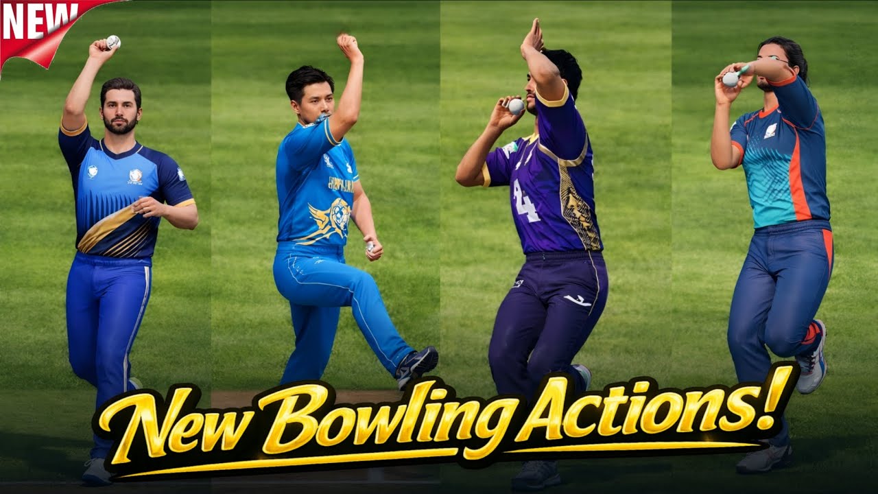 New Update✨| All New Bowling Actions | Realistic Motion - Capture | #dreamcricket 