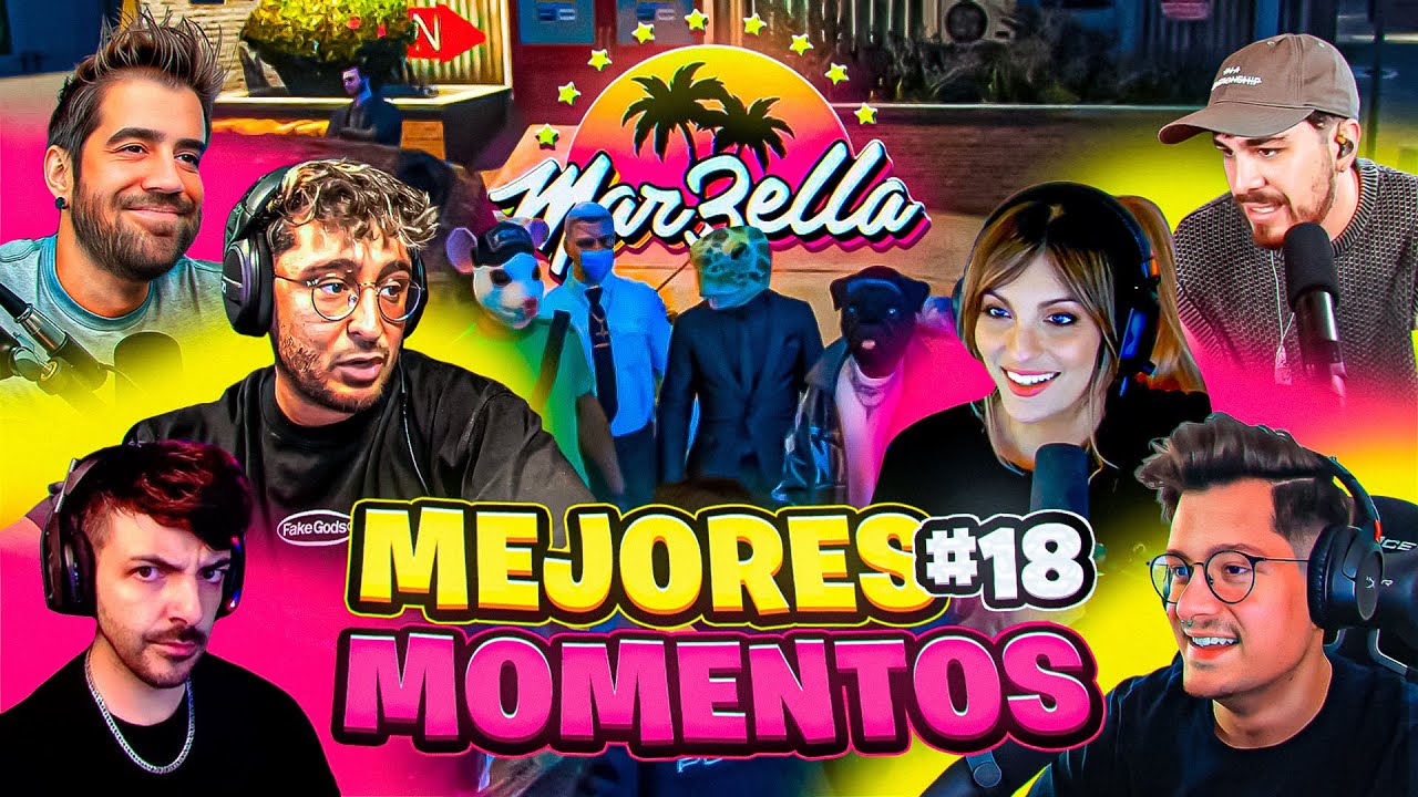 MEJORES MOMENTOS MARBELLA VICE 3 #18😂🌴AURON, NEXXUZ, CAROLA, SPURSITO #marbellavice #mejoresmomentos