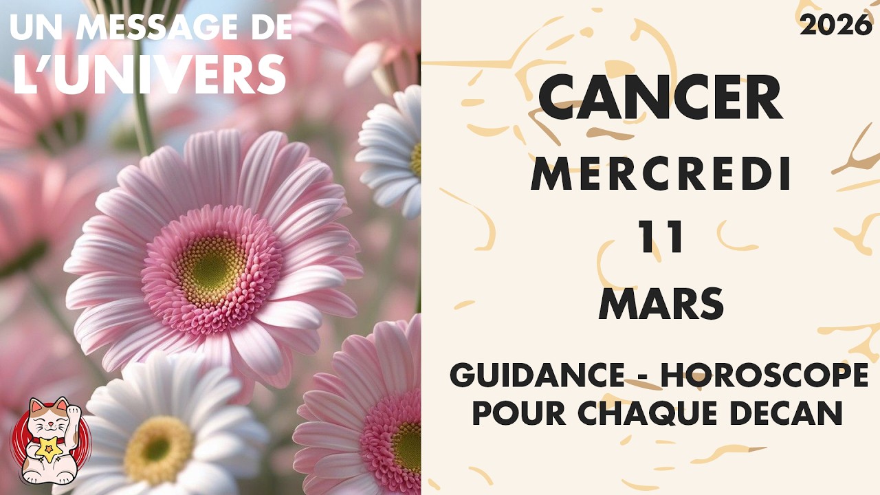CANCER MERCREDI 11 MARS Un r&eacute;&eacute;quilibrage important se fait aujourd&rsquo;hui
