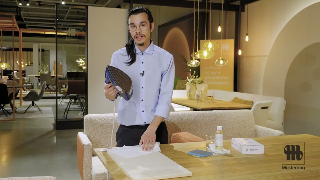Musterring Pflegevideo Massivholz Holzoberfl&auml;chen