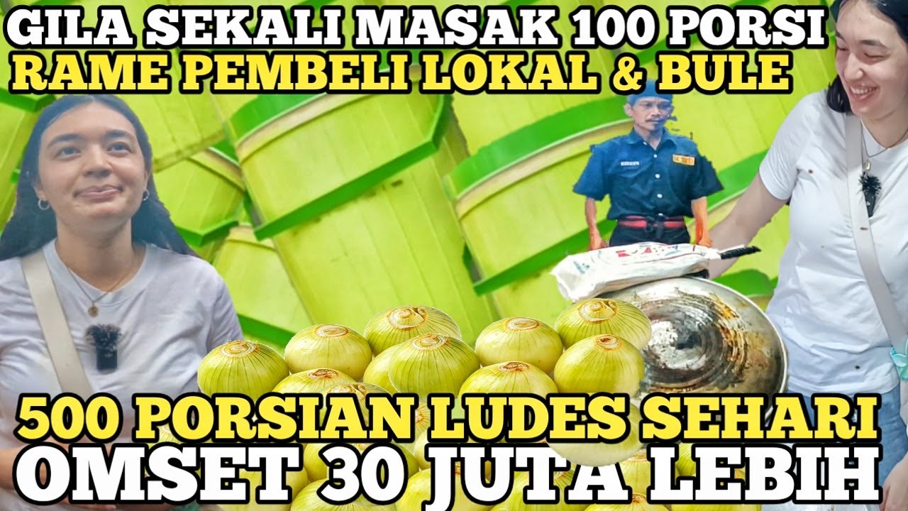 SEKALI BIKIN LANGSUNG 100 PORSI ! JUALAN RAME PEMBELI 500 PORSI LUDES OMSET 30 JUTAAN ! IDE USAHA