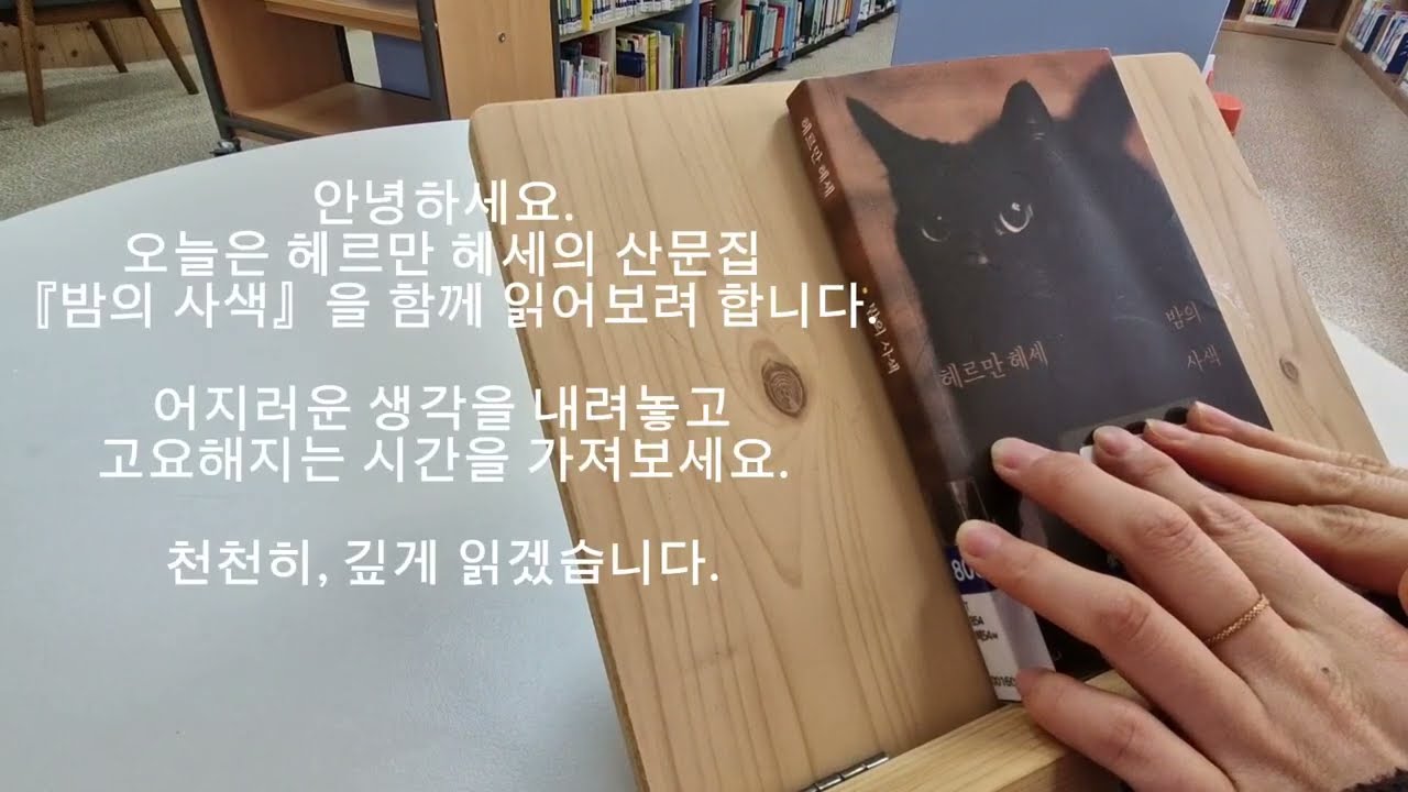 헤르만 헤세 『밤의 사색』 낭독 1 | 고요해지는 오후, 영혼을 위한 사색의 시간 📚 책 이야기