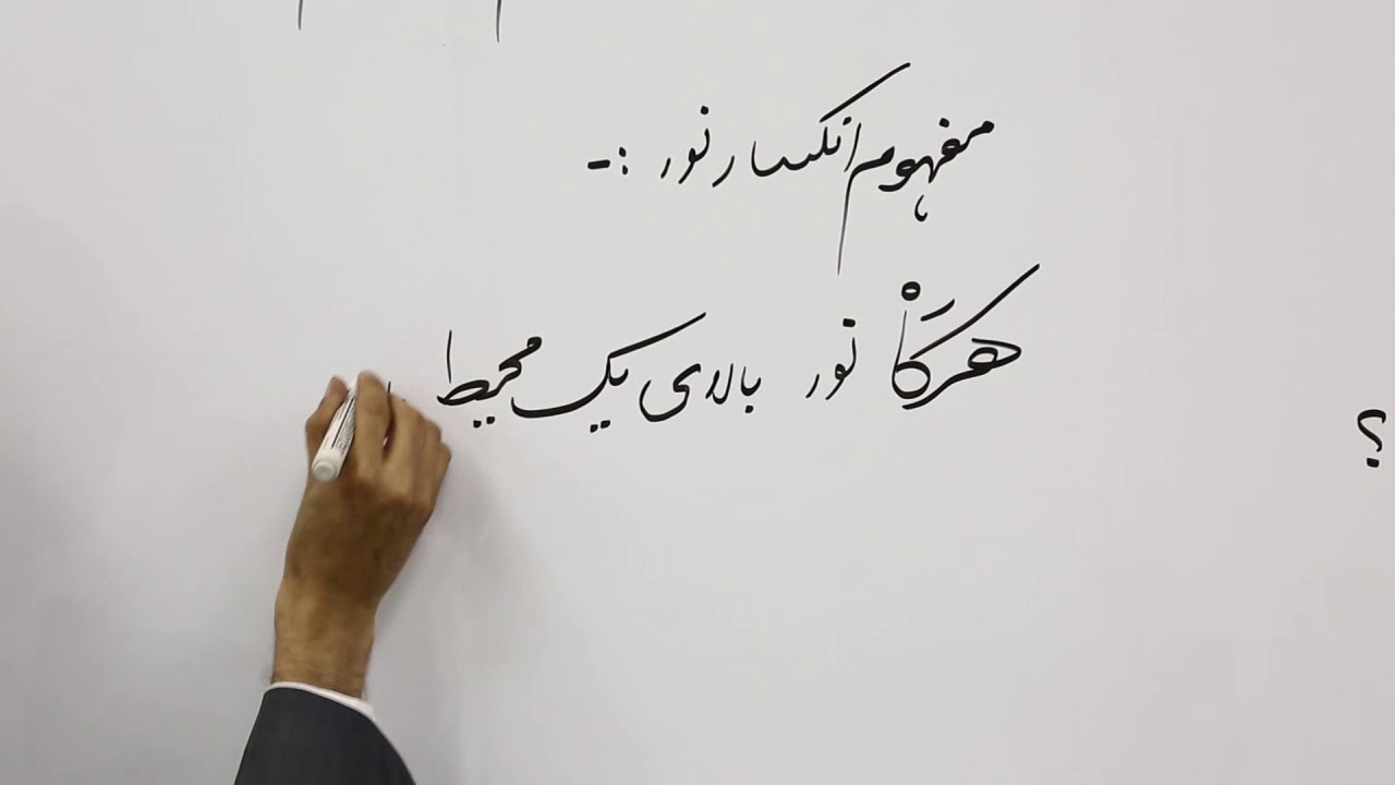 صنف هفتم مضمون فزیک درس 38 موضوع انکسار نور چیست