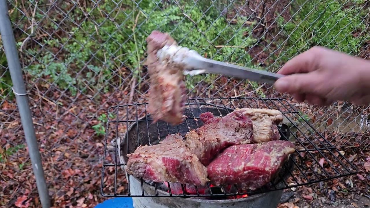 Grill steaks 
