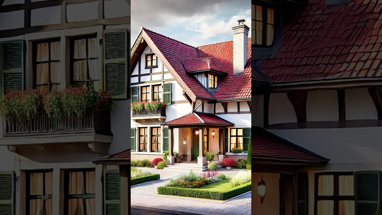 Luxury house in Germany | features traditional German architecture  #home #luxuryhomestour #scenery