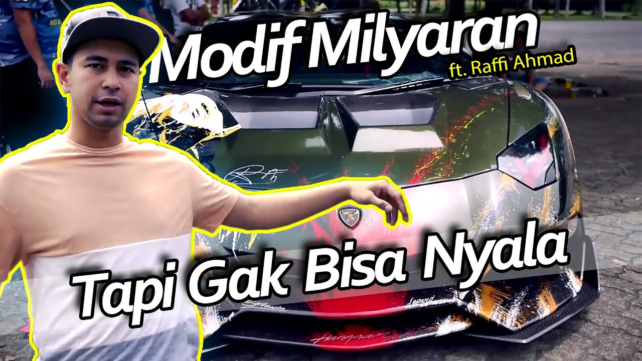NGEBAJAK LAMBORGHINI NYA RAFFI AHMAD YANG MODIFNYA MILYARAN RUPIAH TAPI GAK BISA NYALA
