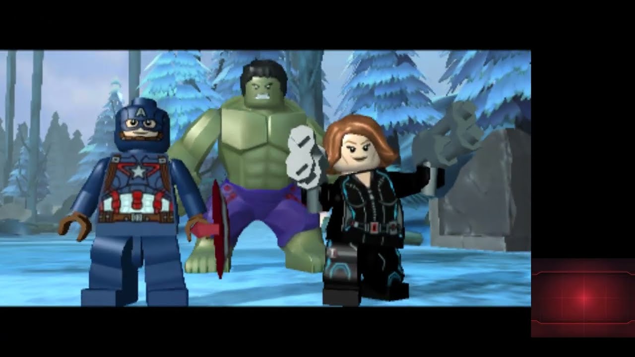 LEGO MARVEL AVENGERS 3DS Part 1 Hydra Base Attack No Commentary