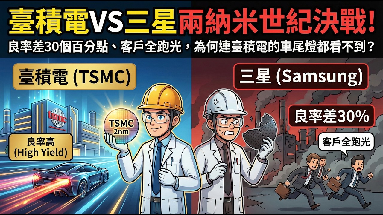 驚爆！三星兩納米全是套路？臺積電藏著的底牌，讓三星五箭齊發全白費！