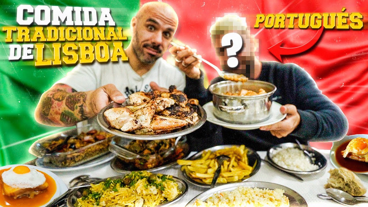 Probando COMIDA TRADICIONAL de LISBOA en un RESTAURANTE AL QUE NO VAN TURISTAS * MUY BARATO *