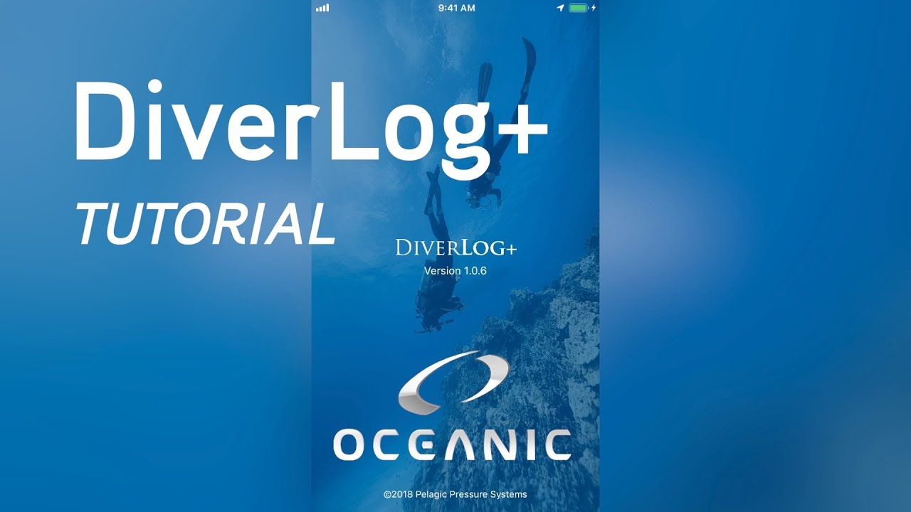 DiverLog+ Scuba Diving App Tutorial for Oceanic Computers