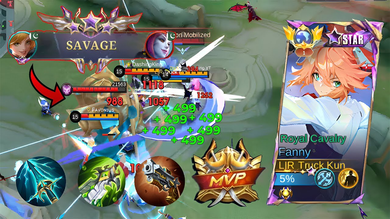 SAVAGE?! FANNY GAMEPLAY ON LOW END DEVICE | MLBB