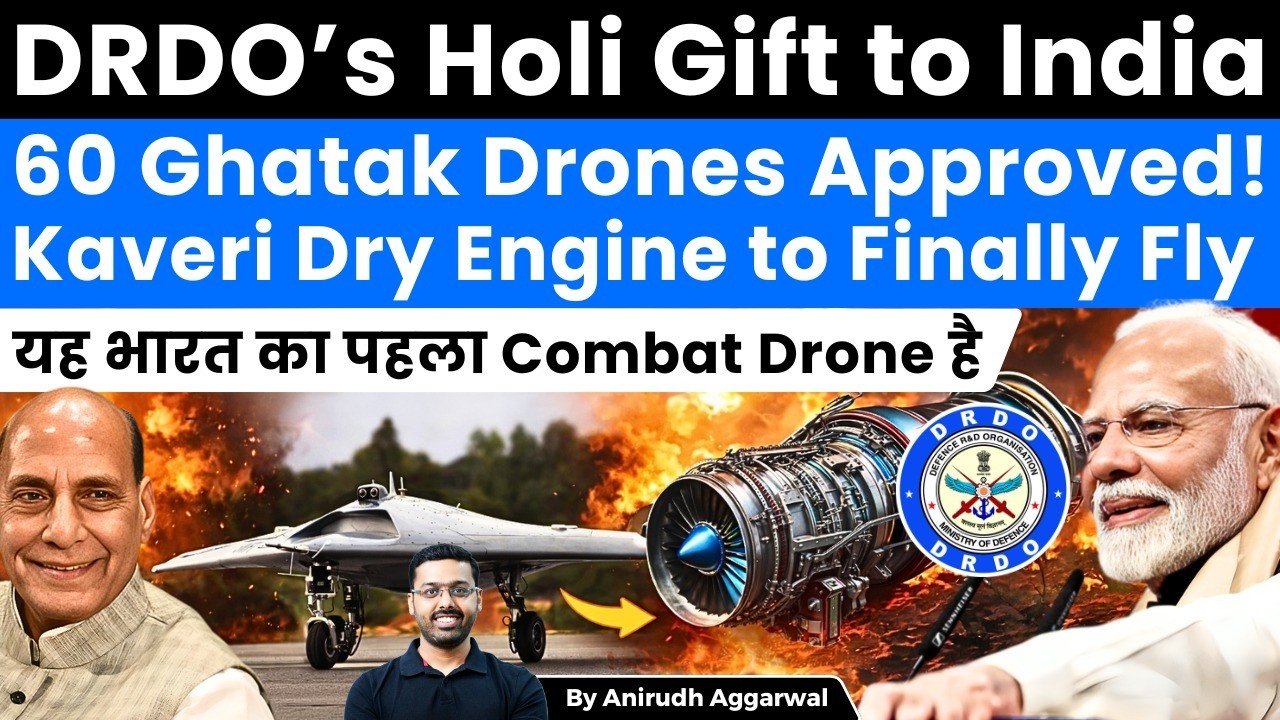 DRDO’s Gift to India. 60 Ghatak Approved! Kaveri Dry Engine to Finally Fly. End Dependence on West
