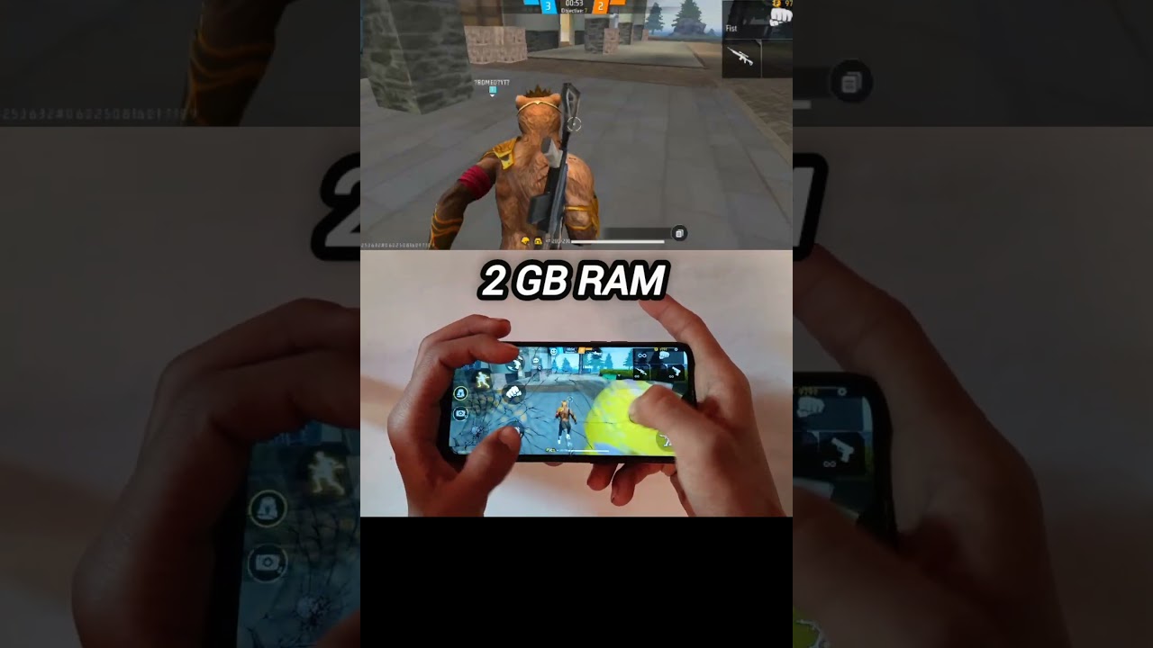 😱 2 GB RAM fastest 3 finger handcam #4flaggamer #tondegamer #handcam #gameplay #freefire