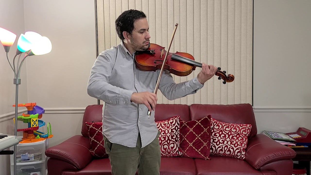 Andreas Eastman Viola . Suite #1 for cello (Fragment)
