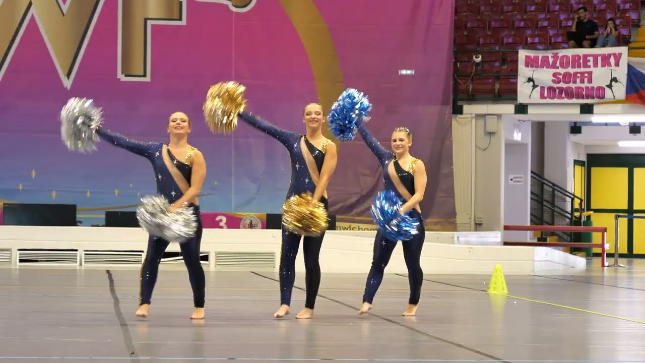 Majorettes *Nelly Puchov* - Pom trio- XX European Majorette Championship - Monza 2025
