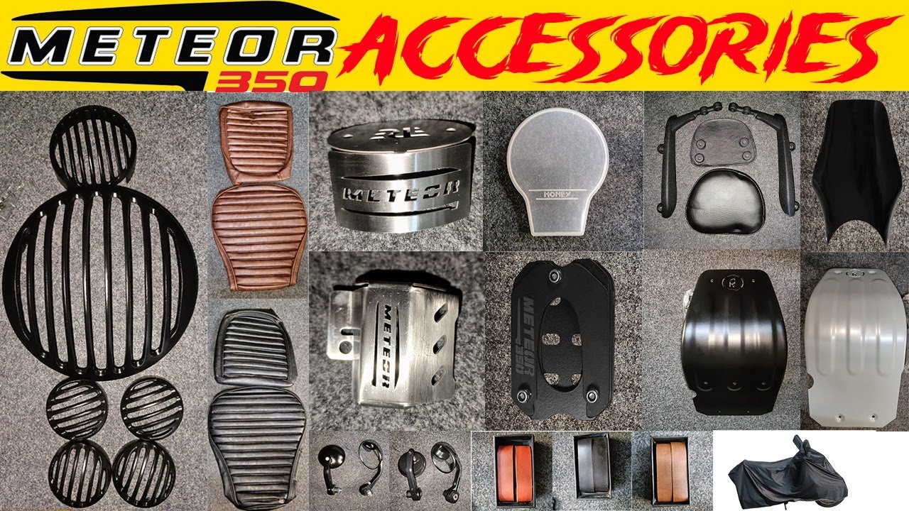 Meteor Accessories | Accessories for Meteor | Meteor 350 Accessories in Delhi | Royal Enfield Meteor