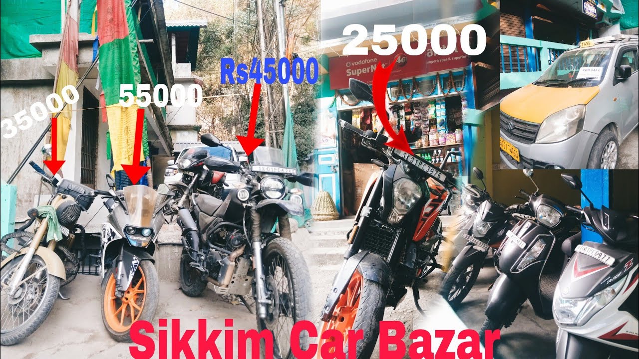 SECOND HAND BIKES ,Scooty & Car In Sikkim With refinance // Sikkim Car Bazar