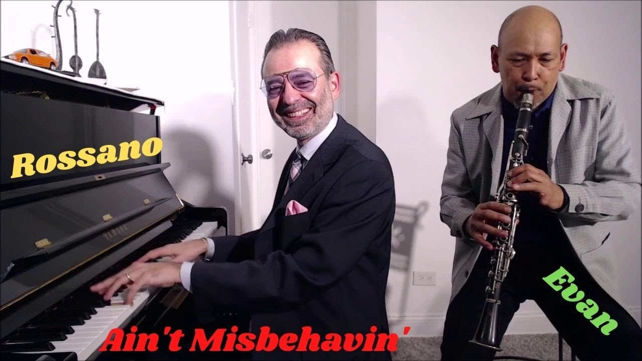 Rossano Sportiello, piano; Evan Christopher, clarinet: 