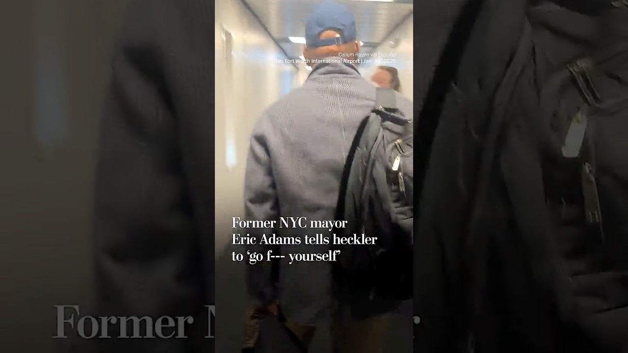 Former NYC mayor Eric Adams fires back at heckler