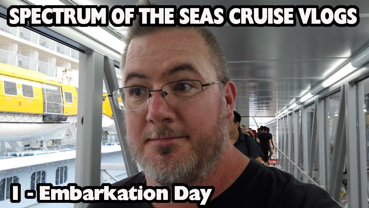 День посадки — видеоблоги круиза Royal Caribbean Spectrum of the Seas — часть 1