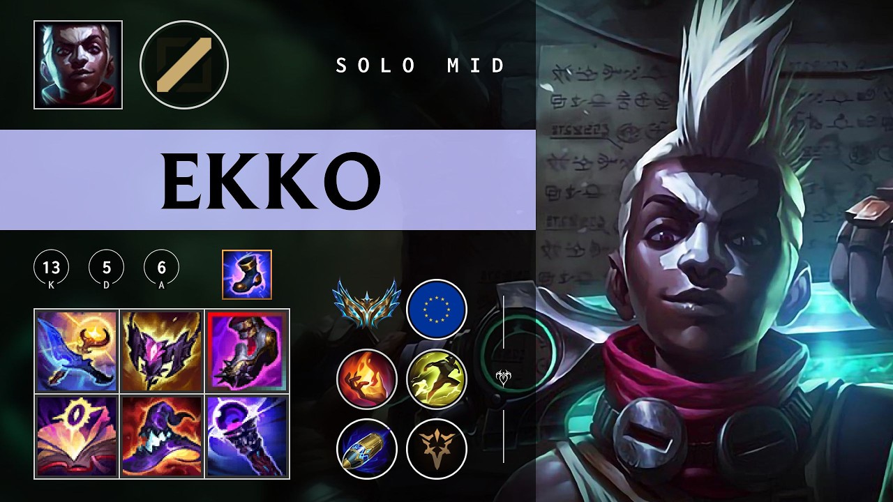 Ekko Mid vs Ambessa - EUW Challenger Patch 26.04