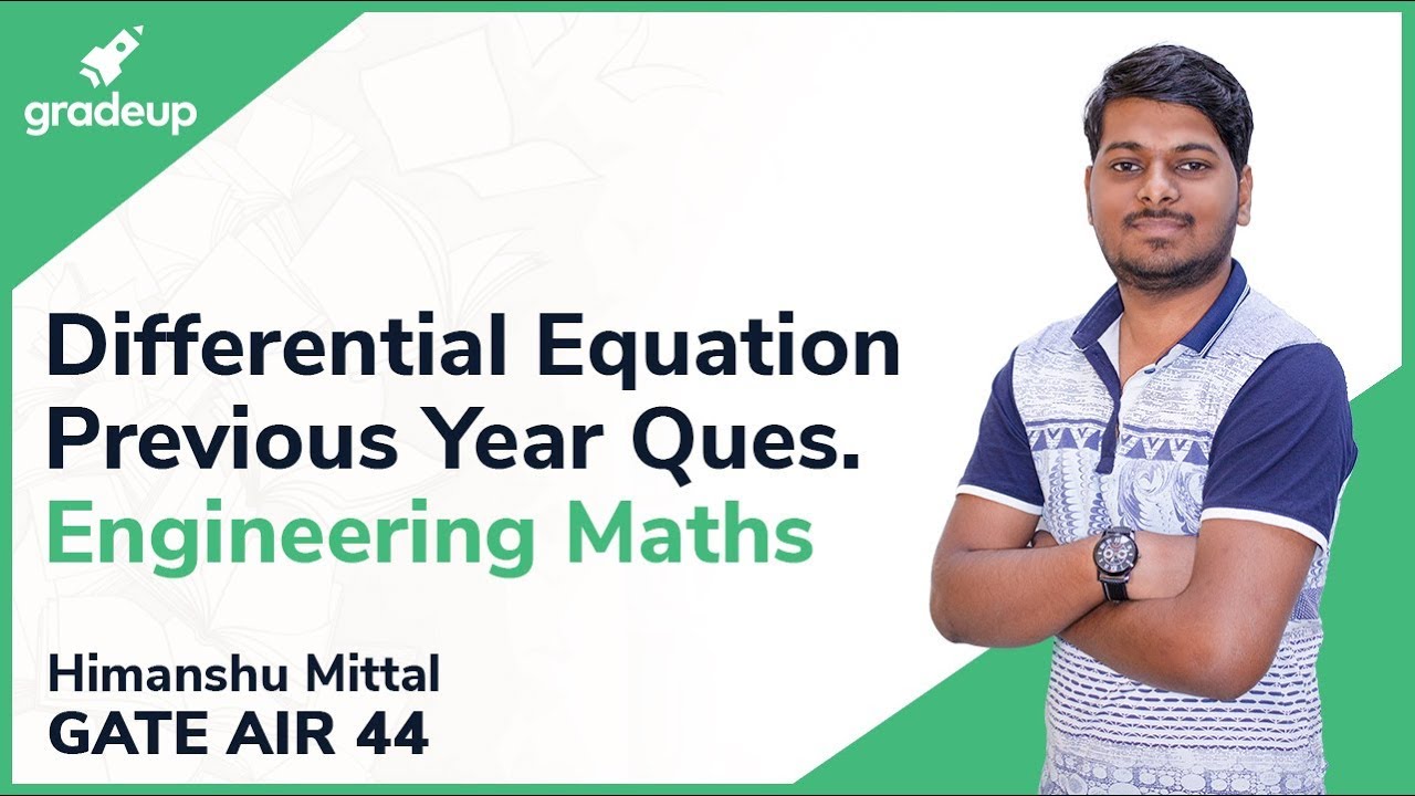 Differential Equation GATE questions and solutions | Engineering Mathematics